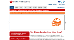 Desktop Screenshot of canadianfoodservices.com